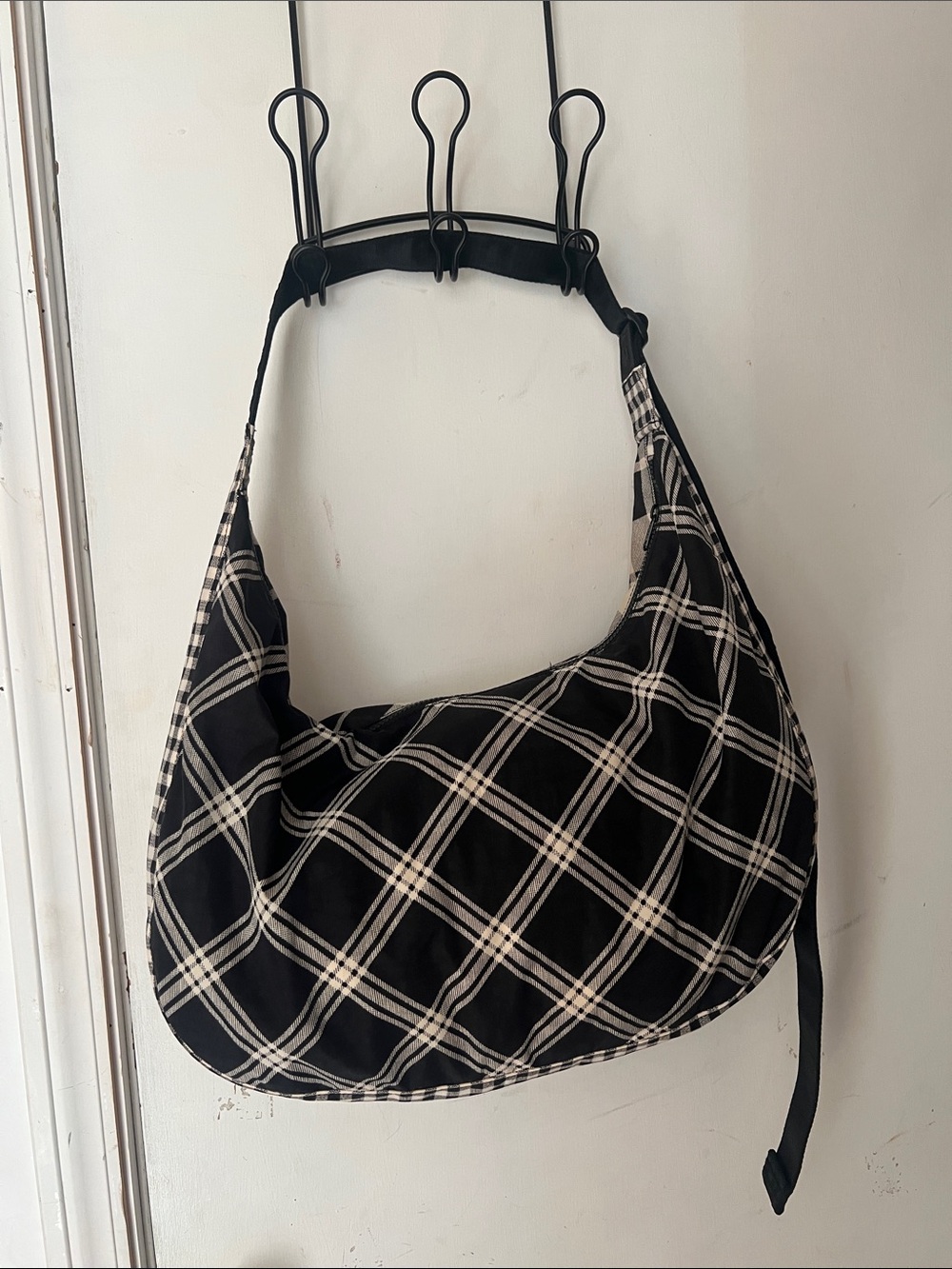 Baggu large nylon crescent bag plaid - Picture 4 of 7
